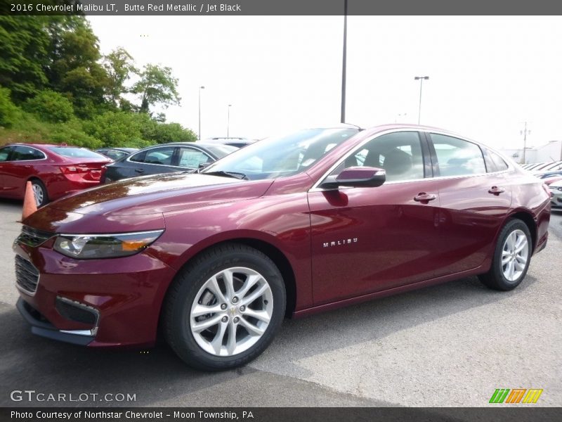 Butte Red Metallic / Jet Black 2016 Chevrolet Malibu LT