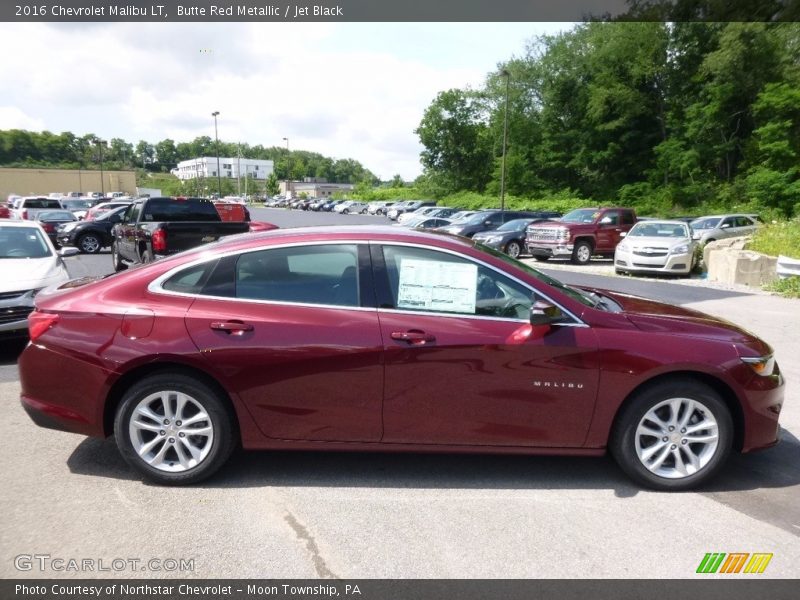 Butte Red Metallic / Jet Black 2016 Chevrolet Malibu LT