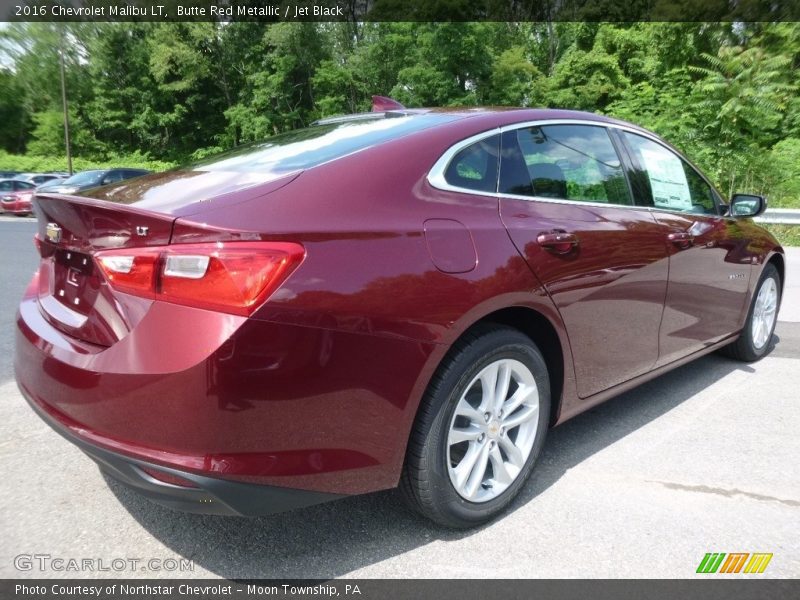 Butte Red Metallic / Jet Black 2016 Chevrolet Malibu LT