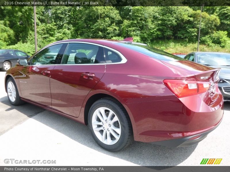 Butte Red Metallic / Jet Black 2016 Chevrolet Malibu LT