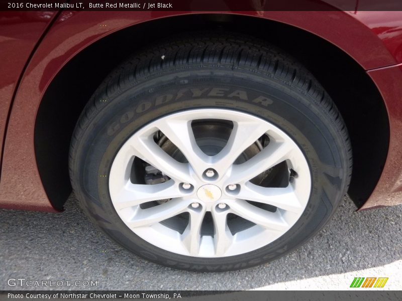 Butte Red Metallic / Jet Black 2016 Chevrolet Malibu LT
