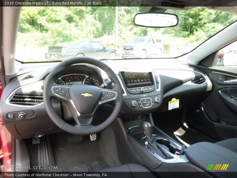 Butte Red Metallic / Jet Black 2016 Chevrolet Malibu LT