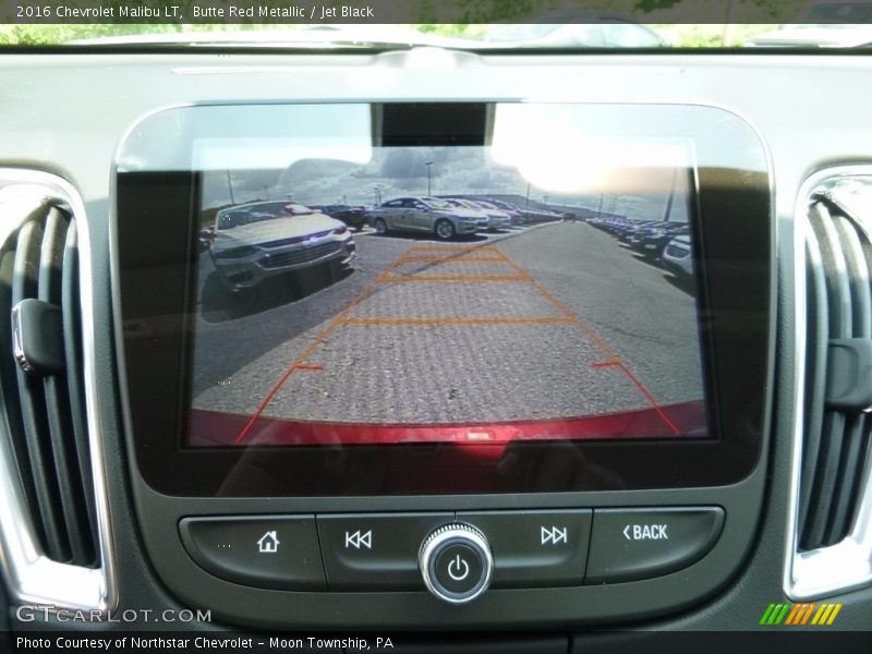 Butte Red Metallic / Jet Black 2016 Chevrolet Malibu LT