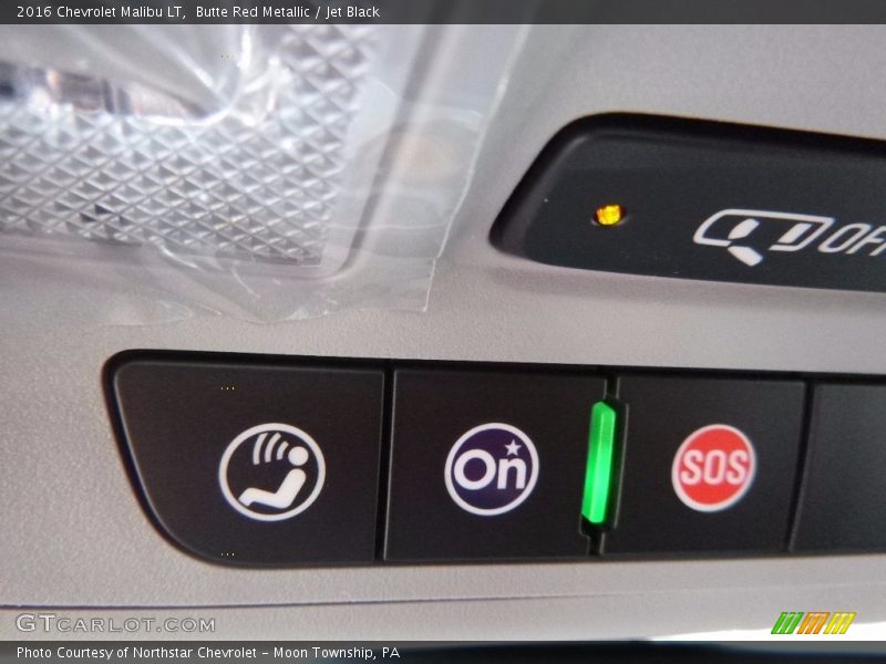 Butte Red Metallic / Jet Black 2016 Chevrolet Malibu LT