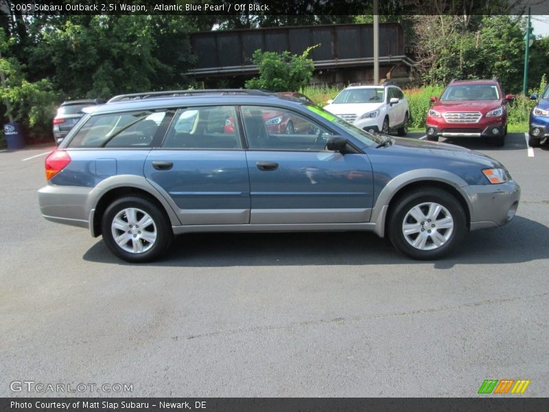 Atlantic Blue Pearl / Off Black 2005 Subaru Outback 2.5i Wagon
