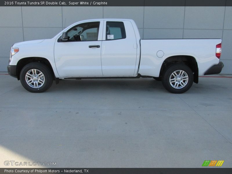 Super White / Graphite 2016 Toyota Tundra SR Double Cab