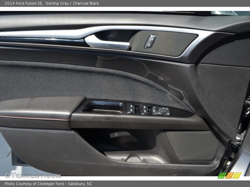 Sterling Gray / Charcoal Black 2014 Ford Fusion SE