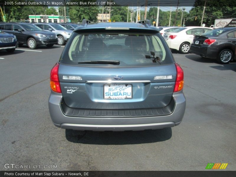 Atlantic Blue Pearl / Off Black 2005 Subaru Outback 2.5i Wagon