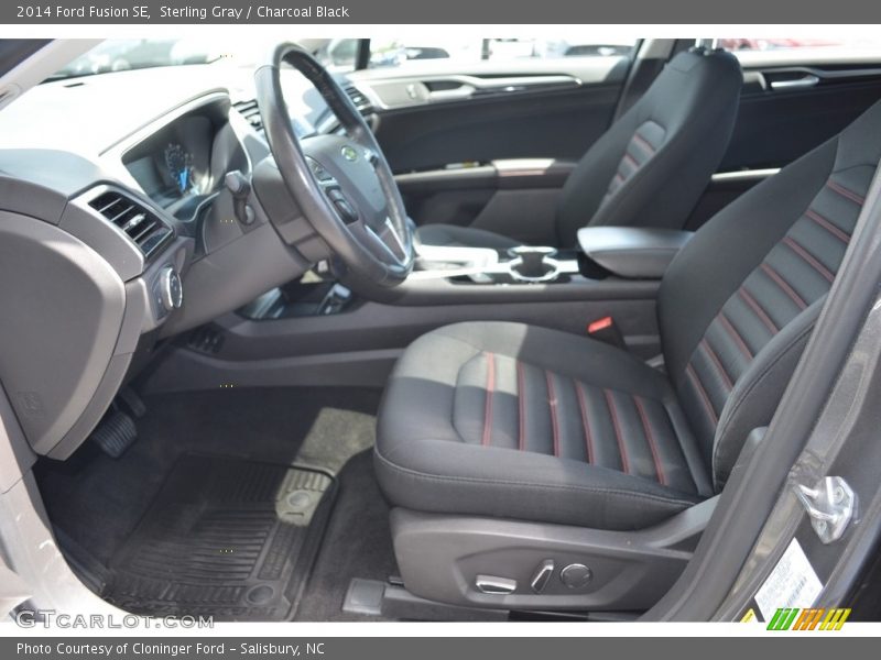 Sterling Gray / Charcoal Black 2014 Ford Fusion SE