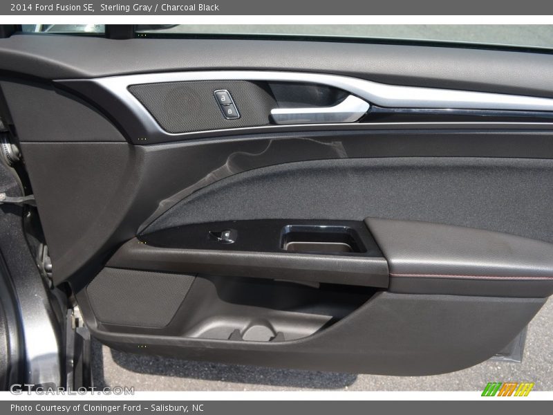 Sterling Gray / Charcoal Black 2014 Ford Fusion SE