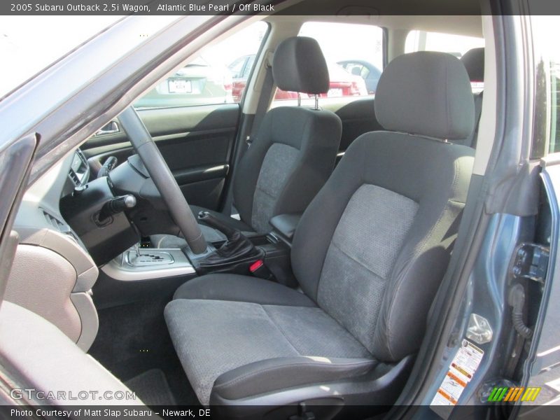 Atlantic Blue Pearl / Off Black 2005 Subaru Outback 2.5i Wagon