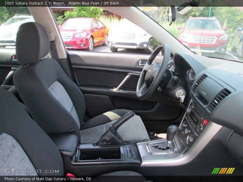 Atlantic Blue Pearl / Off Black 2005 Subaru Outback 2.5i Wagon