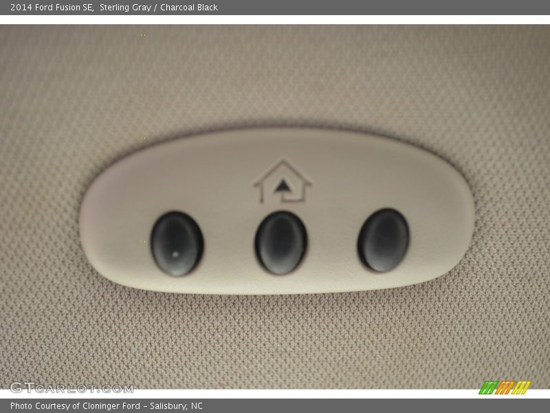 Sterling Gray / Charcoal Black 2014 Ford Fusion SE