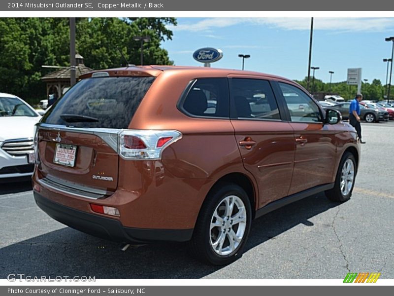 Copper Metallic / Black 2014 Mitsubishi Outlander SE