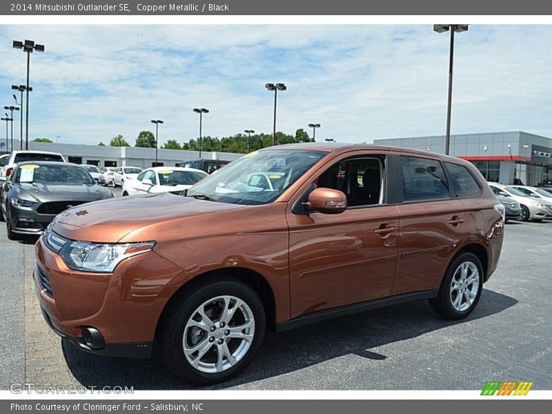 Copper Metallic / Black 2014 Mitsubishi Outlander SE