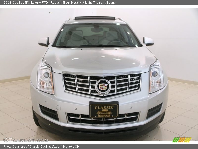 Radiant Silver Metallic / Light Titanium/Ebony 2013 Cadillac SRX Luxury FWD