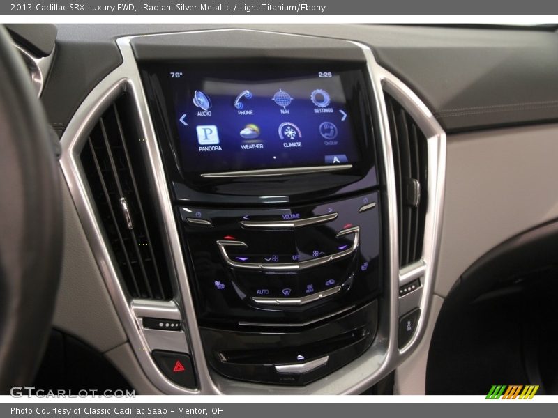 Radiant Silver Metallic / Light Titanium/Ebony 2013 Cadillac SRX Luxury FWD