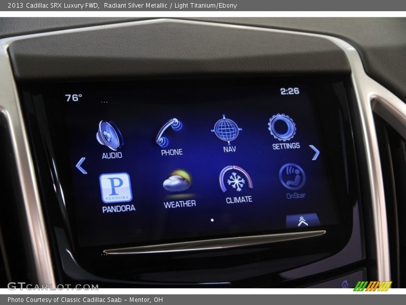 Radiant Silver Metallic / Light Titanium/Ebony 2013 Cadillac SRX Luxury FWD