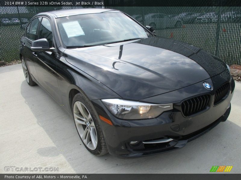 Jet Black / Black 2014 BMW 3 Series 328i xDrive Sedan