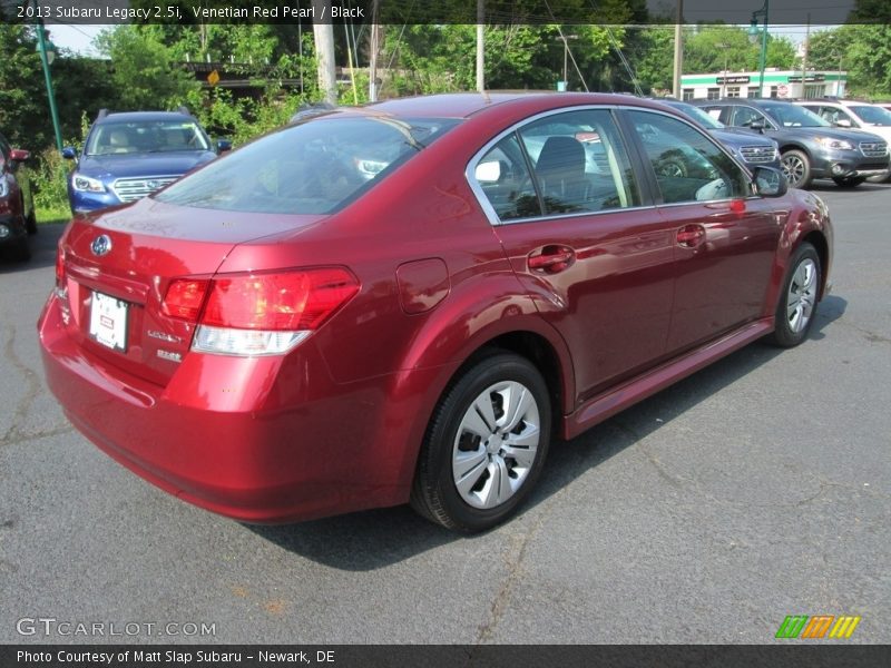 Venetian Red Pearl / Black 2013 Subaru Legacy 2.5i