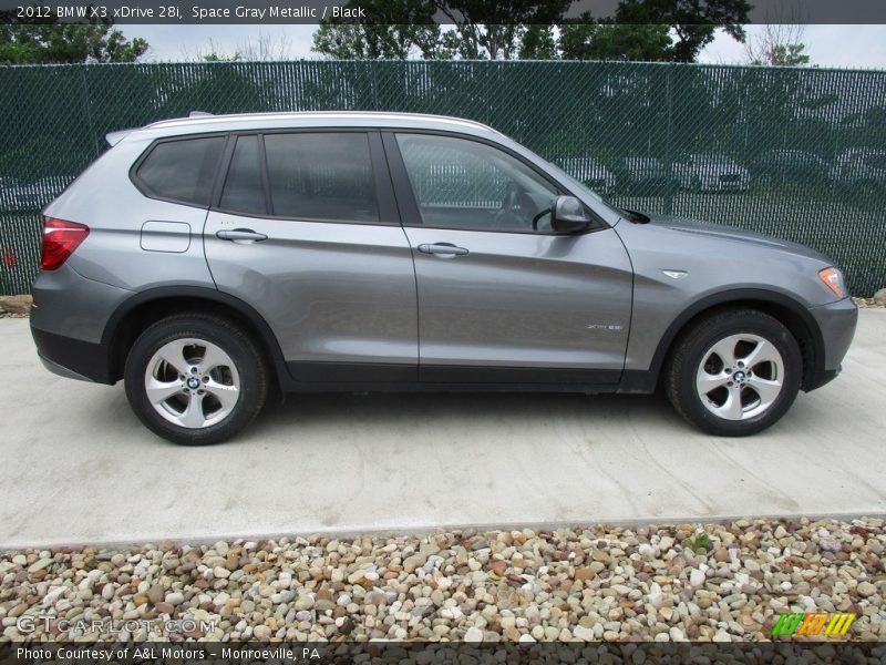 Space Gray Metallic / Black 2012 BMW X3 xDrive 28i