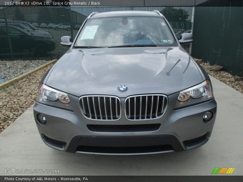Space Gray Metallic / Black 2012 BMW X3 xDrive 28i