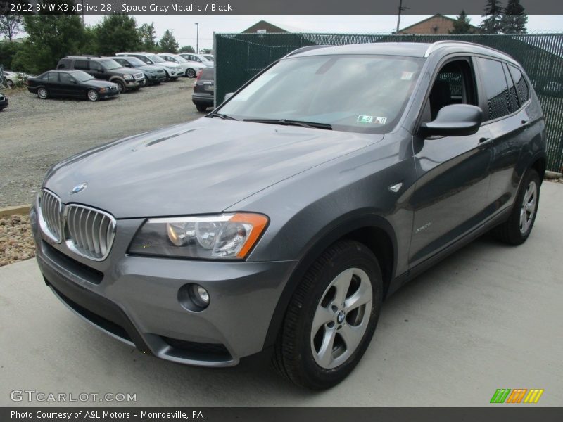 Space Gray Metallic / Black 2012 BMW X3 xDrive 28i