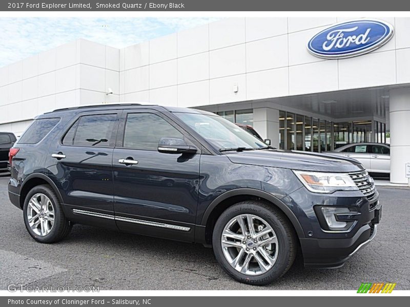 Smoked Quartz / Ebony Black 2017 Ford Explorer Limited