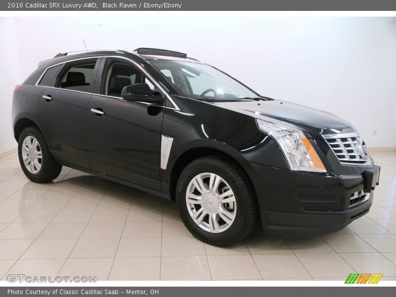 Black Raven / Ebony/Ebony 2016 Cadillac SRX Luxury AWD