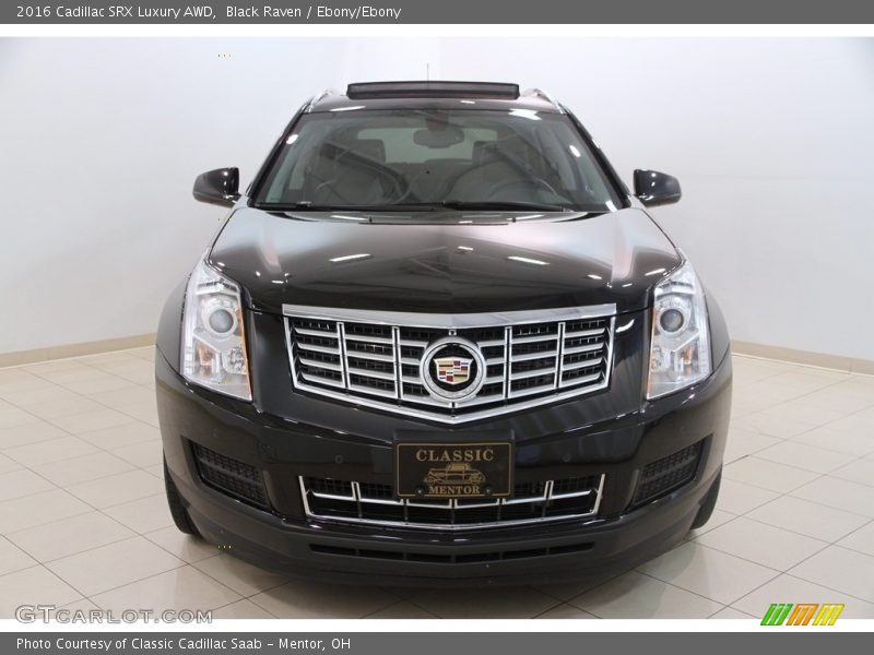 Black Raven / Ebony/Ebony 2016 Cadillac SRX Luxury AWD