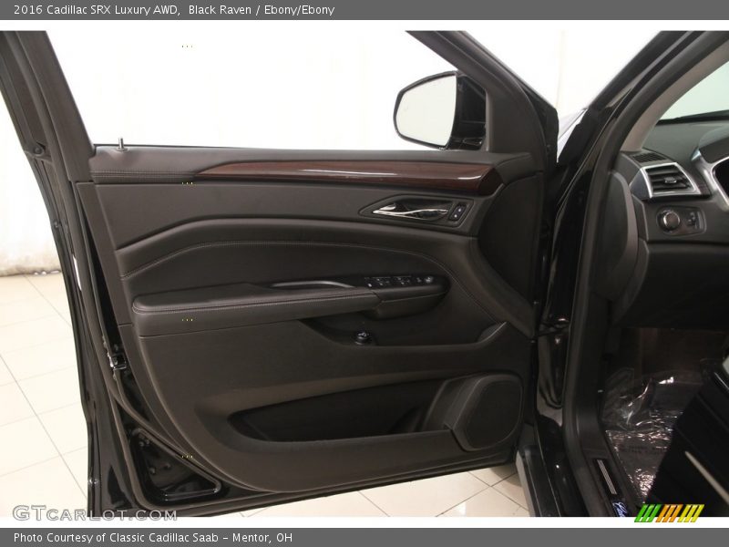 Black Raven / Ebony/Ebony 2016 Cadillac SRX Luxury AWD