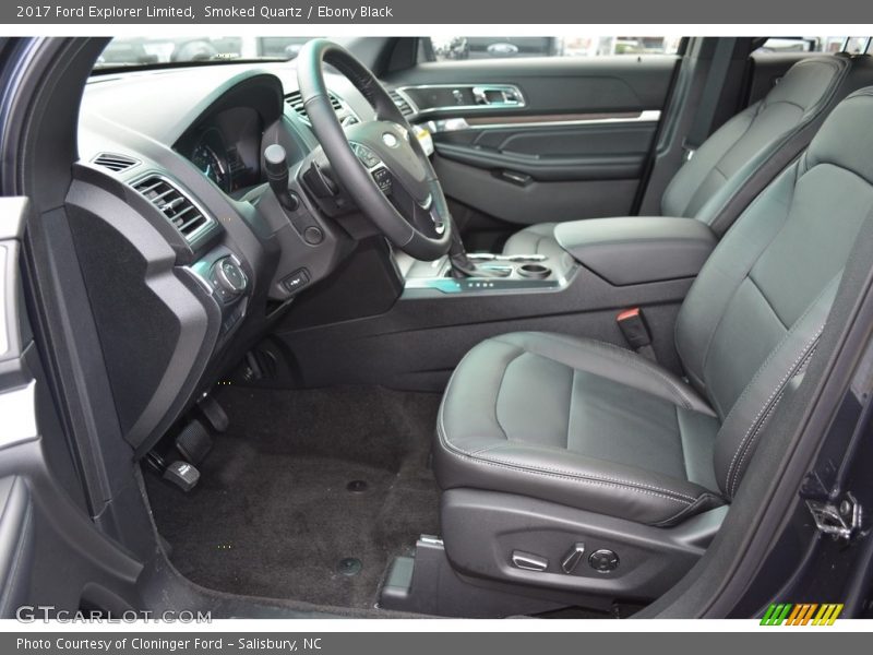 Smoked Quartz / Ebony Black 2017 Ford Explorer Limited