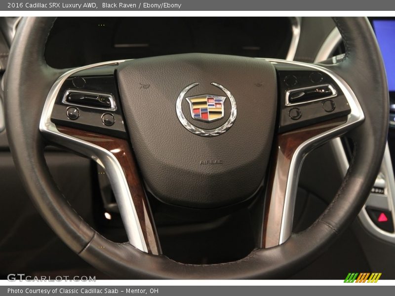 Black Raven / Ebony/Ebony 2016 Cadillac SRX Luxury AWD