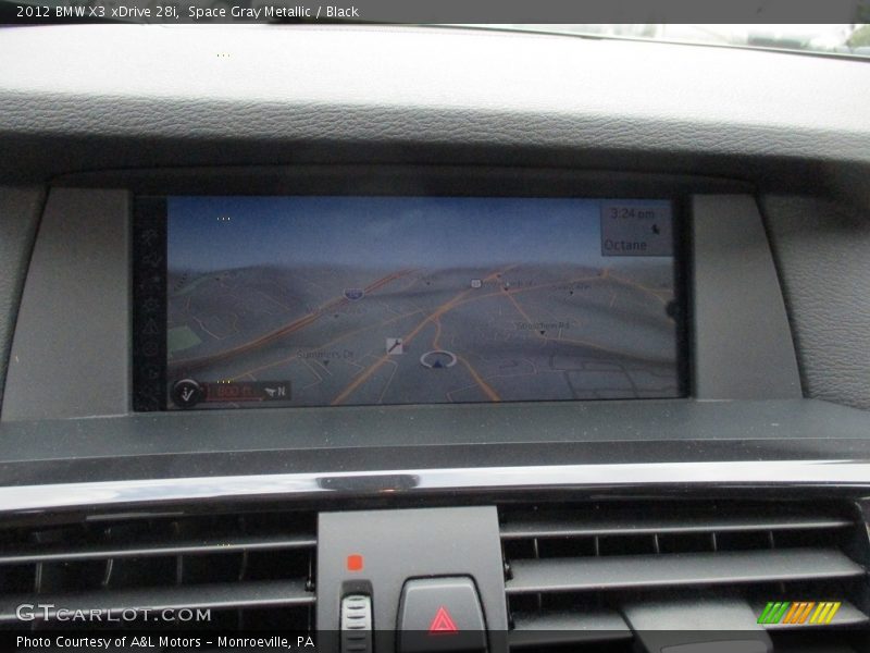 Space Gray Metallic / Black 2012 BMW X3 xDrive 28i