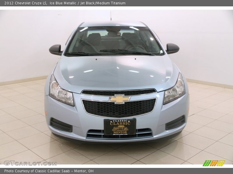 Ice Blue Metallic / Jet Black/Medium Titanium 2012 Chevrolet Cruze LS