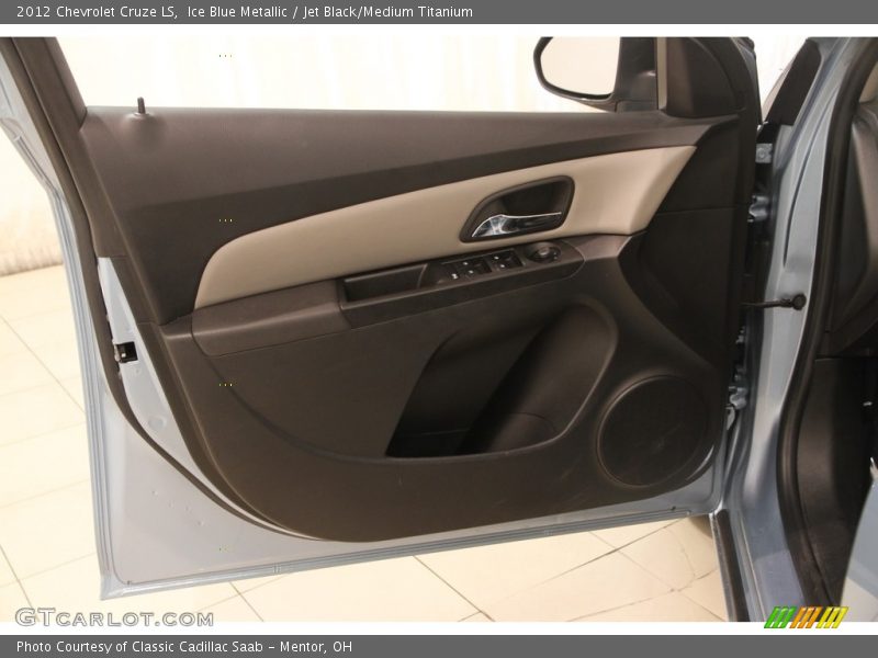 Ice Blue Metallic / Jet Black/Medium Titanium 2012 Chevrolet Cruze LS