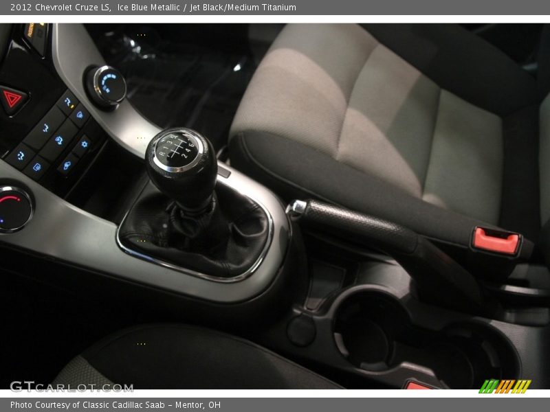 Ice Blue Metallic / Jet Black/Medium Titanium 2012 Chevrolet Cruze LS