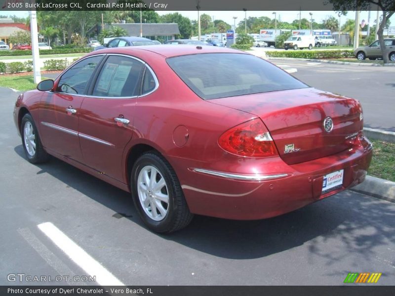 Cardinal Red Metallic / Gray 2005 Buick LaCrosse CXL