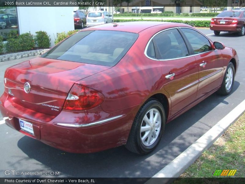 Cardinal Red Metallic / Gray 2005 Buick LaCrosse CXL