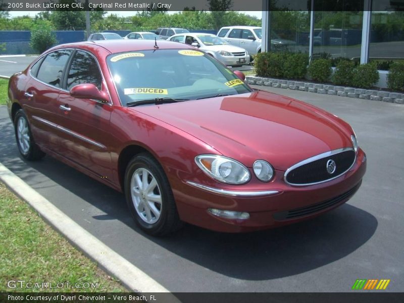 Cardinal Red Metallic / Gray 2005 Buick LaCrosse CXL