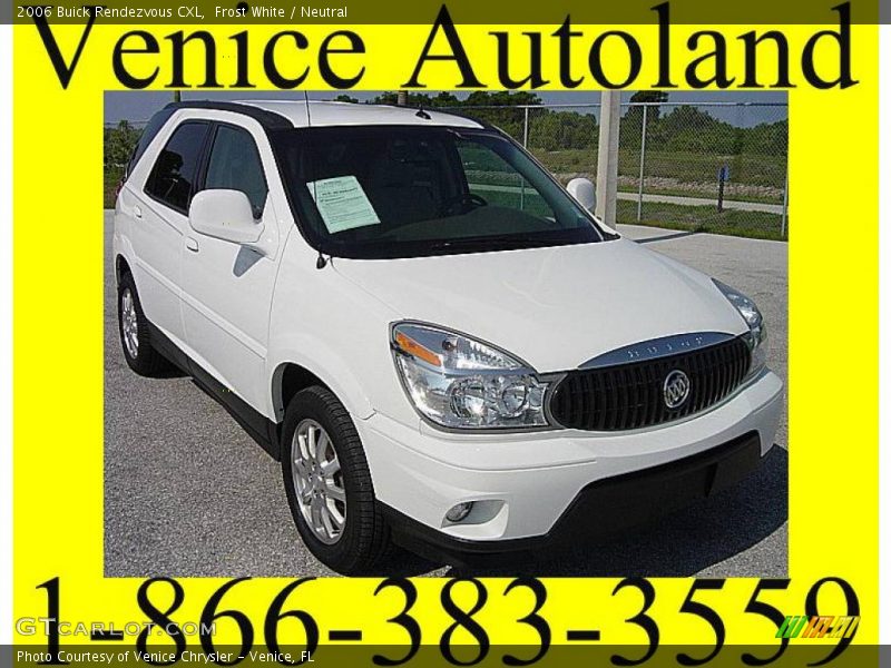 Frost White / Neutral 2006 Buick Rendezvous CXL