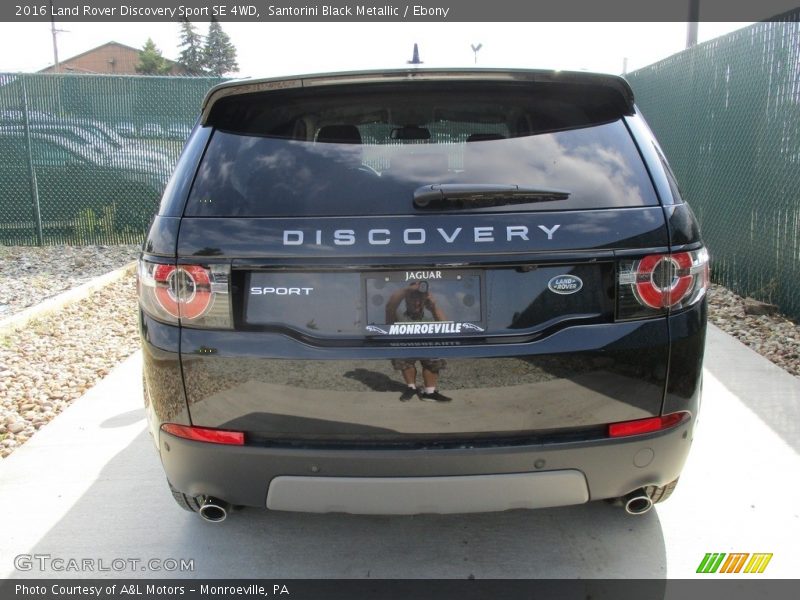 Santorini Black Metallic / Ebony 2016 Land Rover Discovery Sport SE 4WD