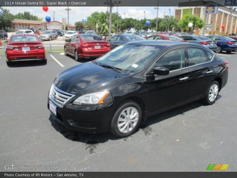 Super Black / Charcoal 2014 Nissan Sentra SV