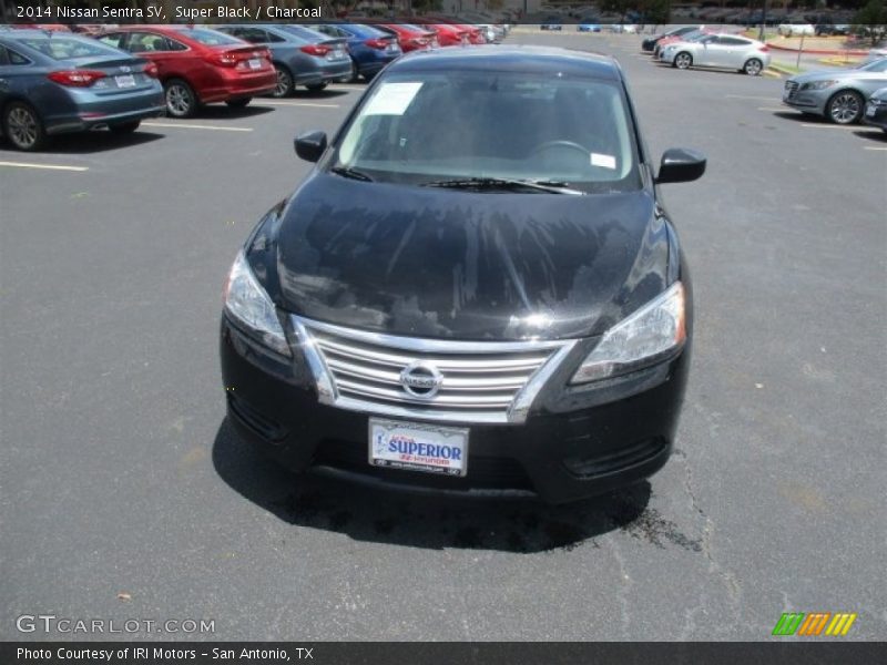Super Black / Charcoal 2014 Nissan Sentra SV