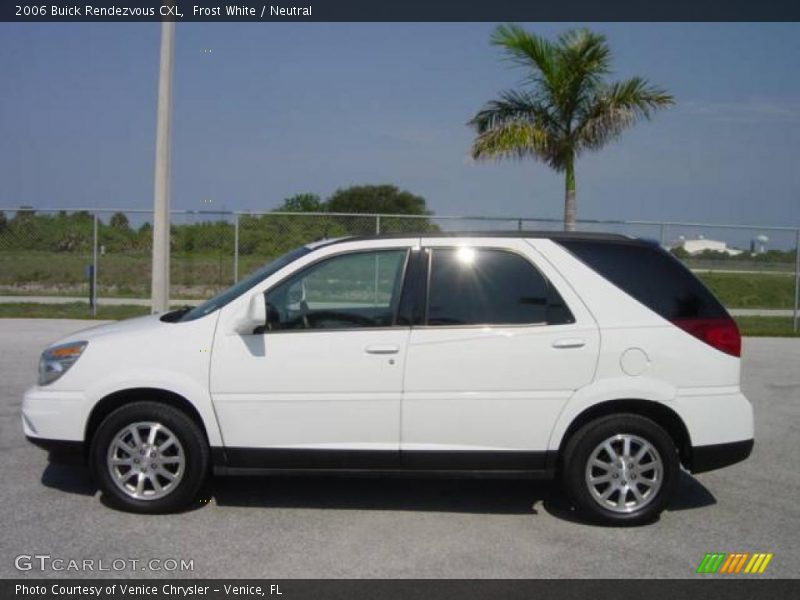 Frost White / Neutral 2006 Buick Rendezvous CXL