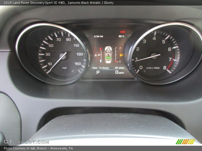 Santorini Black Metallic / Ebony 2016 Land Rover Discovery Sport SE 4WD