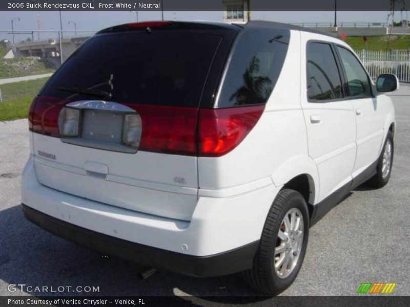 Frost White / Neutral 2006 Buick Rendezvous CXL