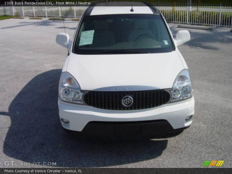 Frost White / Neutral 2006 Buick Rendezvous CXL