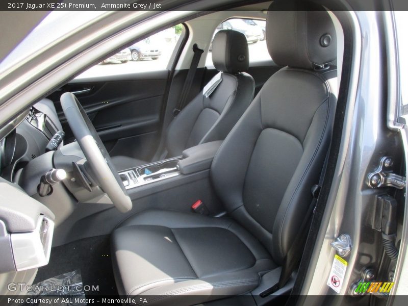 Front Seat of 2017 XE 25t Premium