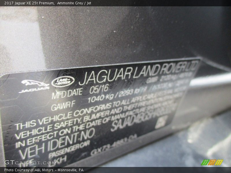 LKH - 2017 Jaguar XE 25t Premium